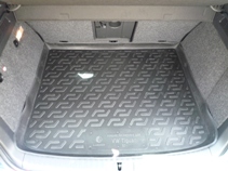 Килимок у багажник Volkswagen Tiguan 2007-2015 поліуретан (гумові) - Лада Локер