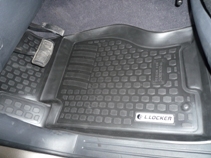Коврики в салон Kia Sorento (02-) полиуретан (резиновые) комплект Lada Locker