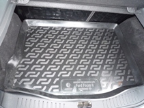 Килимок в багажник Ford Focus II хетчбек (05-) поліуретан (гумові) - Лада Локер