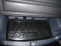 Килимок у багажник Mitsubishi Colt хетчбек 2003-2009 - (пластиковий) Лада Локер