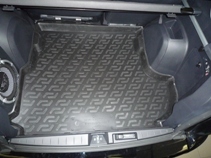 Коврик в багажник Mitsubishi Outlander XL с саббуфером 2007-2012 -твердый Лада Локер