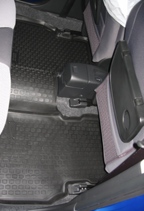 Килимки в салон Nissan Note (06-) поліуретан (гумові) комплект Lada Locker