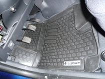 Коврики в салон Hyundai Getz (03-) полиуретан (резиновые) комплект Lada Locker