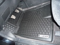 Килимки в салон Hyundai Sonata (Тагаз) (2004-2009) поліуретан (гумові) комплект Lada Locker