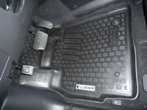 Килимки в салон Mazda CX-7 2007-2012 поліуретан (гумові) комплект Lada Locker