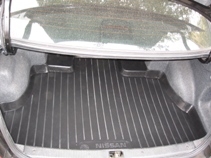 Килимок в багажник Nissan Almera седан (00-06) твердий Lada Locker