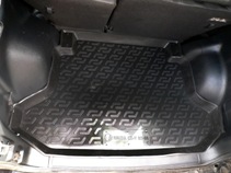 Килимок в багажник Honda CR-V (02-07) - (пластиковий) Лада Локер