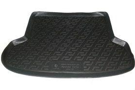Килимок в багажник Hyundai Verna седан (2006-2010) поліуретан (гумові) L.Locker