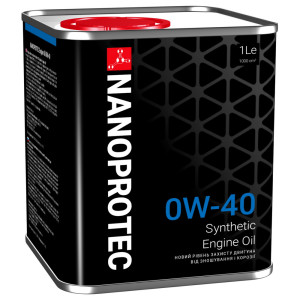 Синтетическое моторное масло NANOPROTEC ENGINE OIL 0W-40