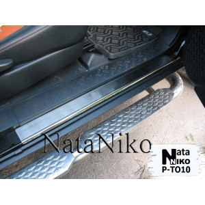 Накладки на пороги для Тойота FJ CRUISER 2007- Premium NataNiko