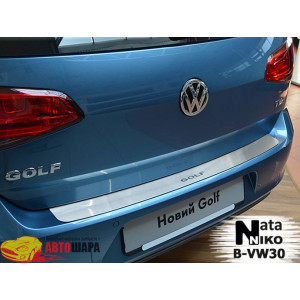 Накладки на бампер Volkswagen GOLF VII 2012-2020 NataNiko
