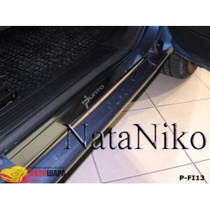 Накладки на пороги FIAT GRANDE PUNTO 5D / PUNTO EVO 5D 2005-2009 / 2009- Premium NataNiko