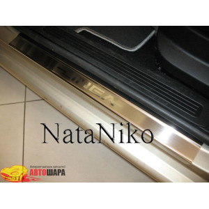 Накладки на пороги FIAT LINEA 2007-2015 Premium NataNiko