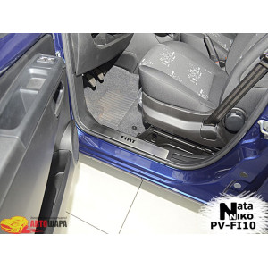 Накладки на внутренние пороги FIAT QUBO 2008- Premium NataNiko