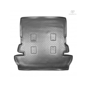 Коврик в багажник для Тойота LC Prad 200 (07-) резиновые Norplast