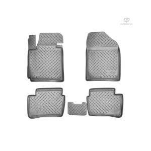 Килимки Kia Picanto 2011-2017 поліуретанові комплект - Norplast