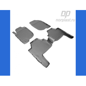 Коврики Mitsubishi Pajero sport II 2007-2016 полиуретановые комплект - Norplast