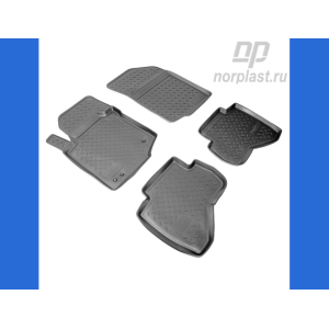 Коврики в салон Peugeot 107 (05-) полиуретан комплект - Norplast