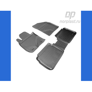 Коврики для Тойота Avensis (11-) резиновые Norplast