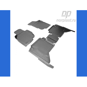 Килимки для Тойота Hilux (11-) поліуретанові комплект - Norplast