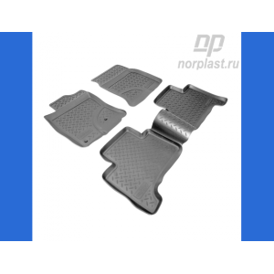 Коврики для Тойота LC-Prado 120 (02-10) резиновые Norplast