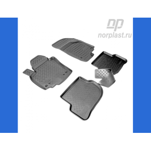 Коврики Volkswagen Golf+ (05-) резиновые Norplast