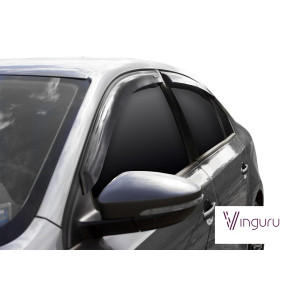 Дефлектори вікон Volkswagen Jetta VI 2010-2019 седан накладні скотч 4 шт. - Novline