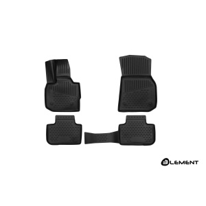 Коврики 3D в салон BMW X3, 2017->, (G01), SUV, (Европа), 4 шт. (полиуретан) - Novline