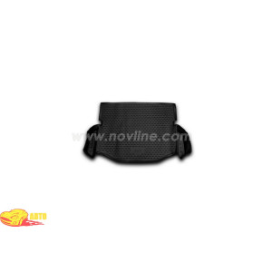 Килимок в багажник для Тойота Rav 4, 2014->, повнорозмірне колесо, бічні кишені, 1 шт. (Поліуретан) - Novline