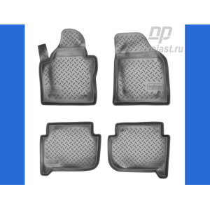 Коврики Volkswagen Touran (2003-2015 резиновые Norplast