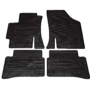 Гумові килимки KIA RIO 2005-2011 чорні 4 шт - Petex