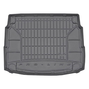 Резиновый коврик в багажник  для Hyundai i30 (5дв. хетчбек)(mkIII) 2016- (нижняя полка)(багажник) Frogum