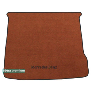 Двухслойные коврики в багажник для Mercedes-Benz GLE-Class / M-Class (багажник)(W166) 2012-2018 Terracot Sotra Premium 10mm
