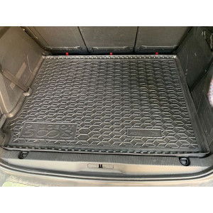 Ковер багажника Peugeot 5008 (2019>) (5 мест) резиновый Avto-Gumm