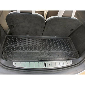 Килим у багажник TESLA Model X задній (7 місць малий) гумовий - AvtoGumm