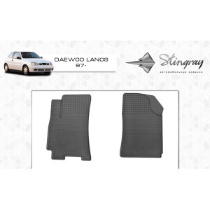 Резиновые коврики Daewoo Lanos 1997- (передние) - Stingray
