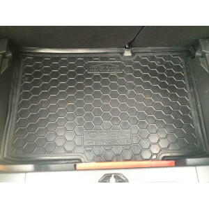 Ковер в багажник OPEL Corsa E 2014-2019 (5 дв. хетчбэк) - резиновый Avto-Gumm