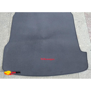 Коврик в багажник для VolksWagen Passat B5 - серый текстильный