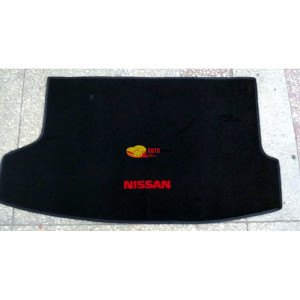 Коврик в багажник для Nissan Juke с 2014 - черный текстильный