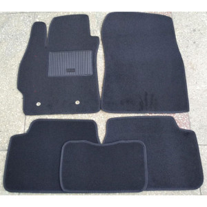 Текстильные коврики для Тойота COROLLA 2007-2013 черные