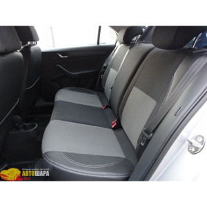 Авточехлы для SEAT TOLEDO IV (2012-.....) - кожзам - Premium Style MW Brothers 