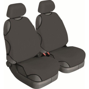 Майки універсальні Cotton графіт, комплект 2шт.на передні сидіння, без підголівників BELTEX