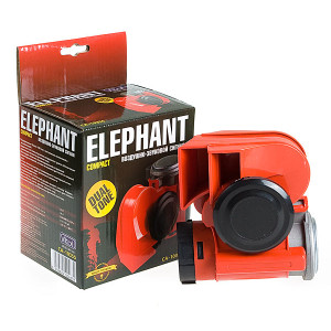Сигнал возд CA-10355/Еlephant/Compact/12V/красный/color box