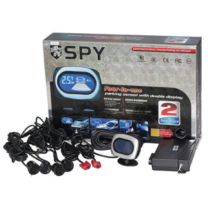 Парктронік SPY LP-016/4 датчика / LCD / 2 термометра + календар + датч.алкоголя / коннектор / grey / black