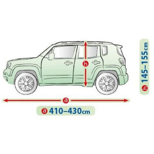 Чохол-тент для автомобіля „Mobile Garage”(3-шарова мембрана тканина) MH SUV/off Road 410-430х156х148 см