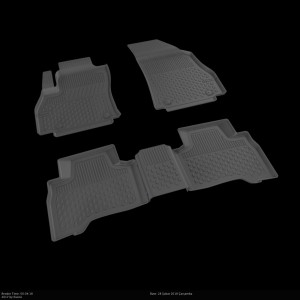 Автомобильные коврики в салон для BMW 5 series F10 2013-2016 BM-07 - SAHLER 4D