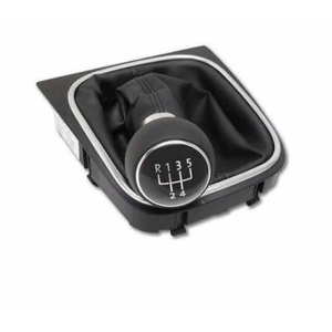 Чохол важеля КПП для Volkswagen Golf V '03-08/Golf VI '08-12/Jetta '05-11 (+ручка 5 ст КПП) - AVTM — VolksWagen Golf 5 2003-2008