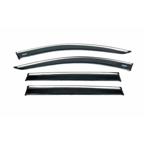 Дефлекторы окон Toyota Rav 4 2019- с хромом кт 4шт - Niken