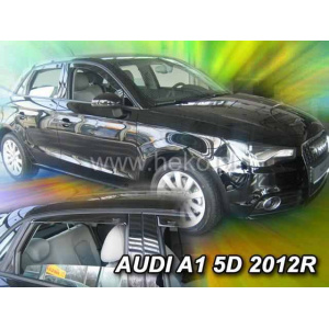 Вітровики для Audi A1 2010-2018 5D (вставні, кт - 4шт) (Heko) 10239