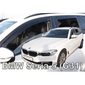 Вітровики для BMW 5 Series G31 2017+ 5D (вставні, кт - 4шт) Combi (Heko) 11172